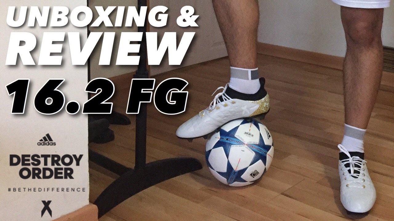 ADIDAS X 16.2 FG | UNBOXING REVIEW | - YouTube