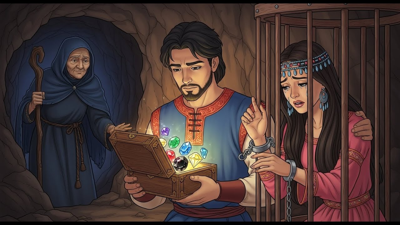 قصة الملكة وسر الاحجار السحرية ونبوءة عجوز غامضة مع بنت الحطاب الجميلة والامير الوسيم