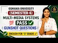 MULTIMEDIA SYSTEMS | SEM-6| IMPORTANT QUESTIONS | OSMANIA UNIVERSITY | 💯 PASS | ‎⁨@shivanipallela⁩  