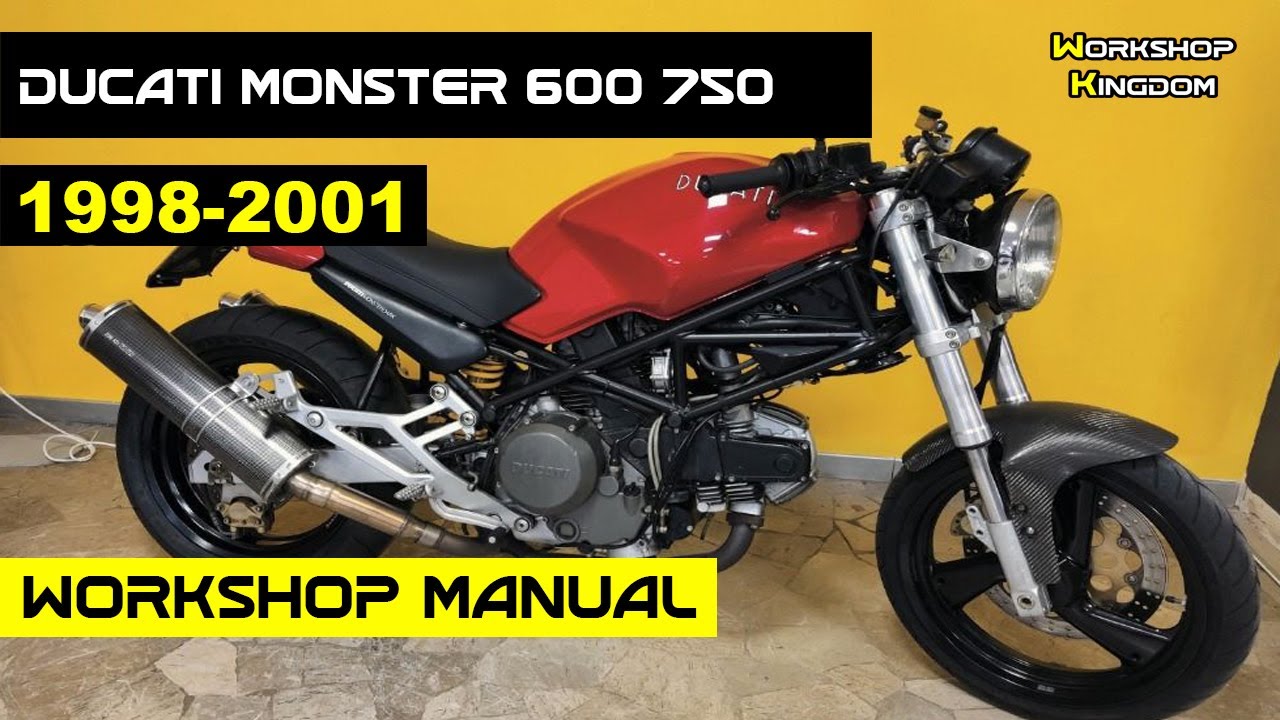 DUCATI MONSTER 600 750 (1998-2001) Workshop Service Repair Manual