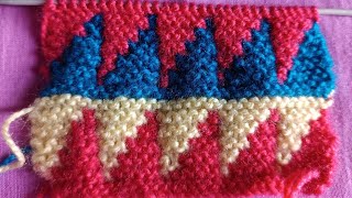 Multicolor sweater design very simple 