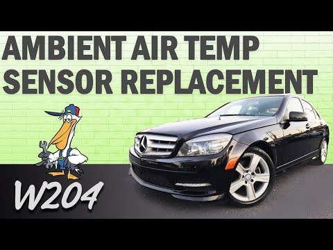 Mercedes-Benz W204 C-Class Ambient Air Temperature Sensor Replacement