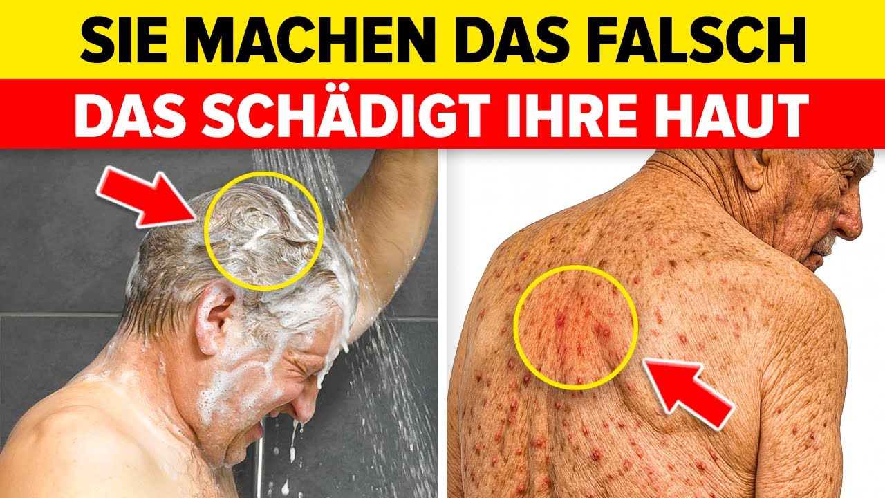 9 gefährliche Fehler beim Duschen nach 65 – die Ihre HAUT ZERSTÖREN!