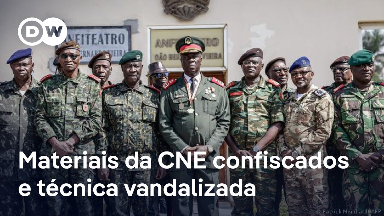Crise na Guiné-Bissau: CNE anuncia impossibilidade de concluir eleições após invasão armada