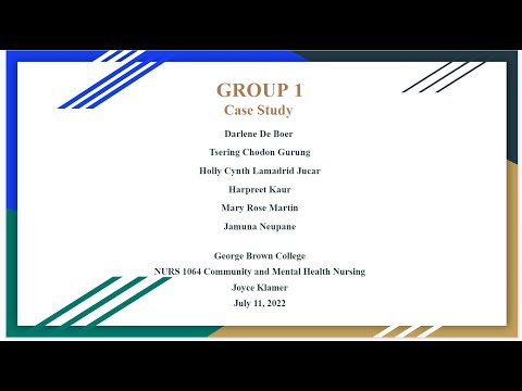 George Brown College - Continuing Education - Community & Mental Health Nursing
