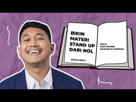 Bikin materi stand up dari nol