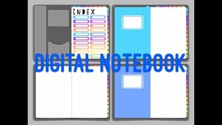 20 Tab Digital Notebook