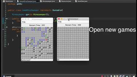 Java Game Programming - Develop a Minesweeper Game