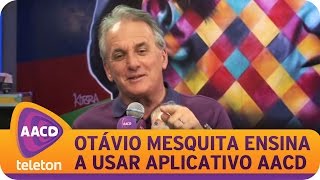 TELETON 2014 - Otávio Mesquita ensina como usar o aplicativo "Doe AACD". screenshot 5