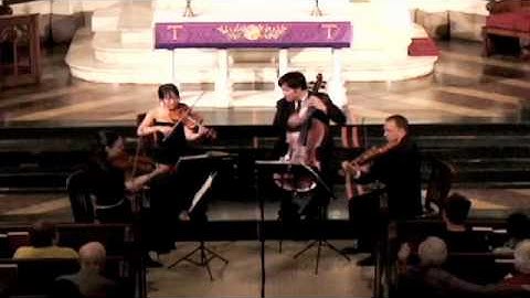 Attacca Quartet plays Haydn Op. 33 no. 2 "Joke" - Fourth Movement