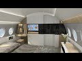 A220 Cabin Concept Fly Through Video 14May20
