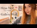 How Not To Make A Gallery Wall (also I'm directing dodie's next music video)