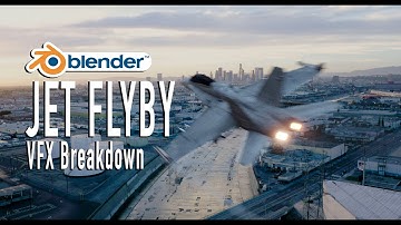 Jet Flyover in Blender 3d: VFX Breakdown(Full tutorial out now!)