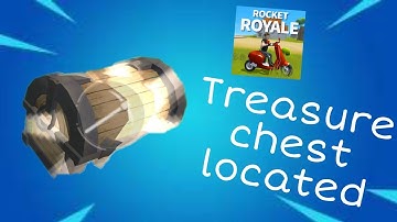 Rocket Royale - Treasure chest located with pirate ship