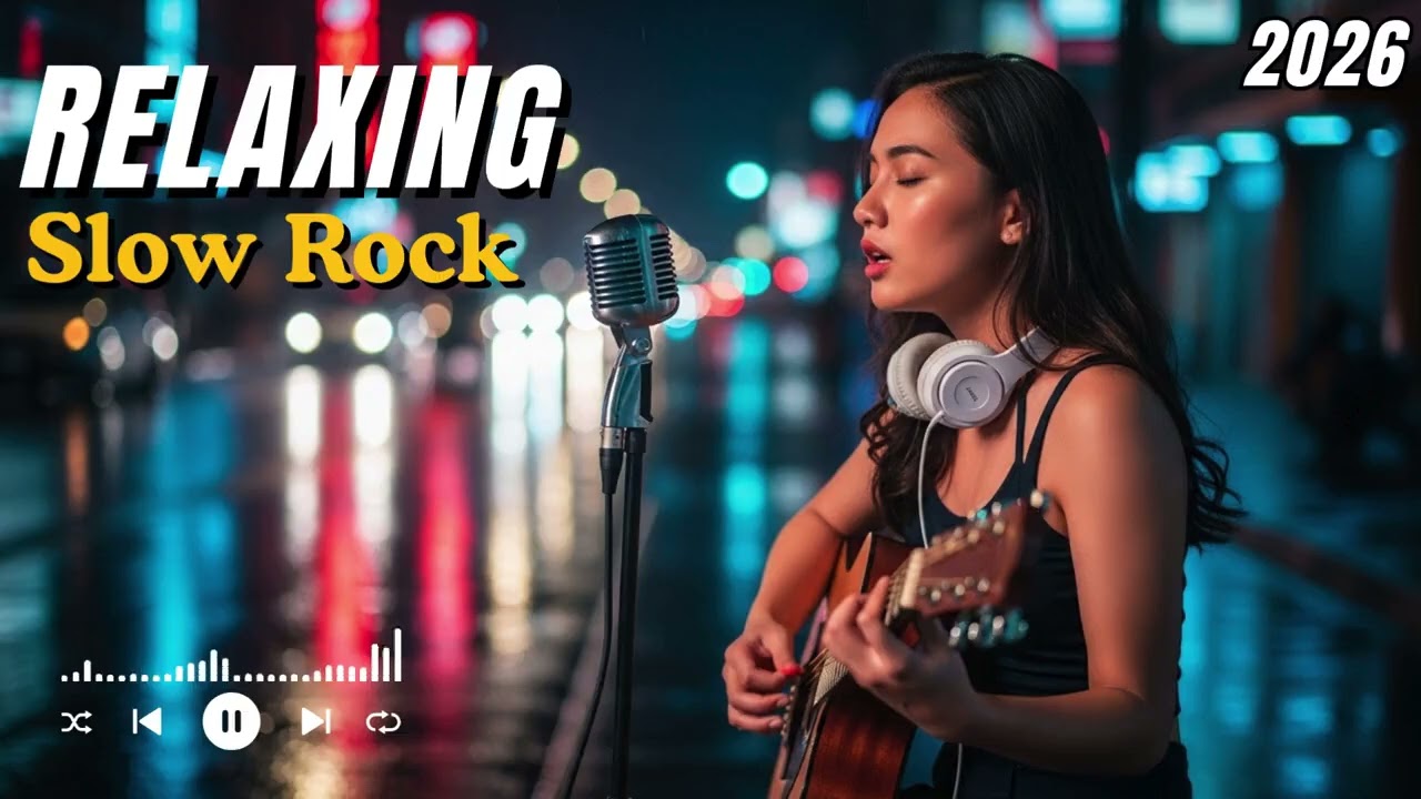 Chill Slow Rock Vibes | Soft Rock for Study, Focus, and Relaxation