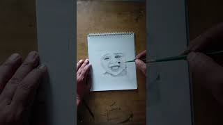 How to draw sketch of smiling baby face ||Sketch of baby||Art with Naresh