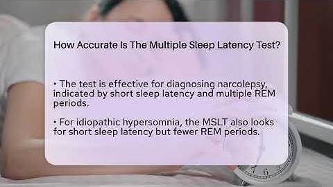 How Accurate Is The Multiple Sleep Latency Test? - Sleep Apnea Support Network