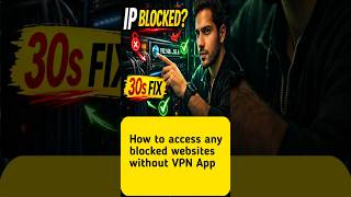 IP Address Blocked? Fix IP Block in 30 Seconds ⚡ #Shorts