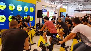 Technogym Group cycling at Sportsfair in Istanbul 092017 Part 2.