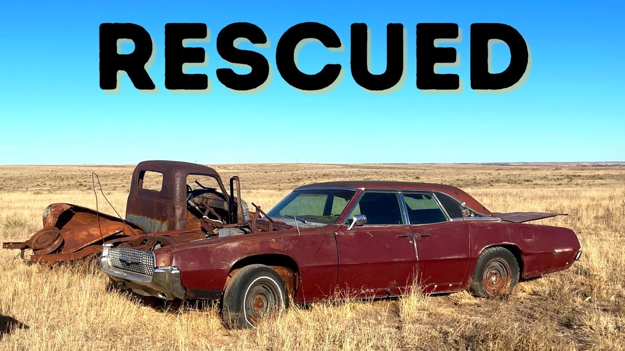 Touring an OLD JUNKYARD plus RESCUING an Abandoned Antique Car! - YouTube