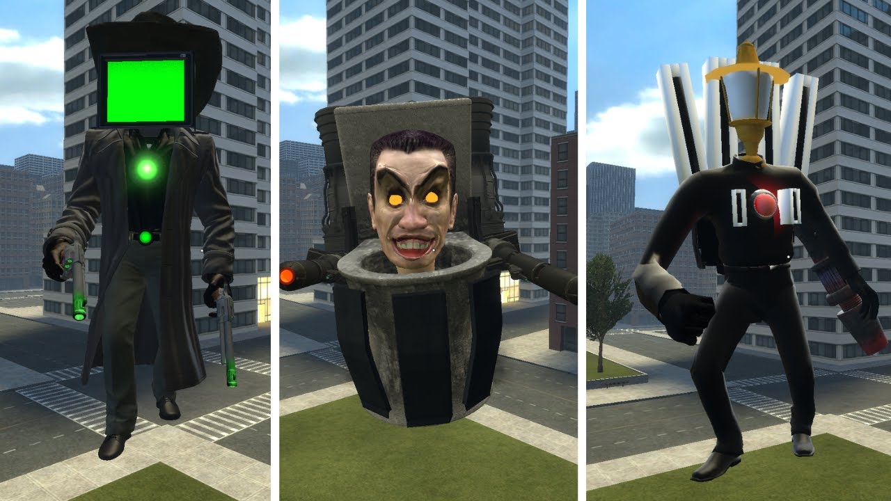 I Was Chased by Skibidi Toilet in Garry’s Mod - The Skibidi Toilet Command Faces the Cameramen