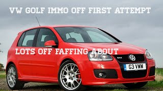 Immo off med 9.5.10 mk5 golf in real time