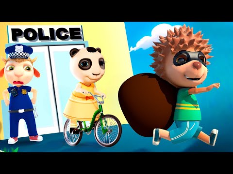 Thief on the Run! Stop Right There! 👮‍♂️Who’s Faster: Thief or Cop? 💨 Short Kids Stories