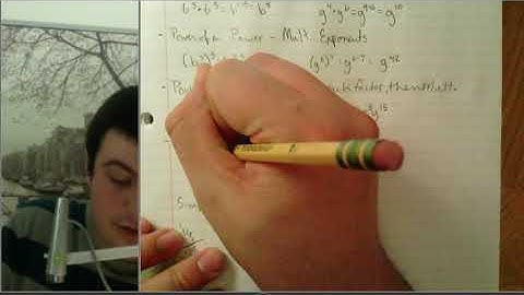 7.1 Multiplication Properties of Exponents