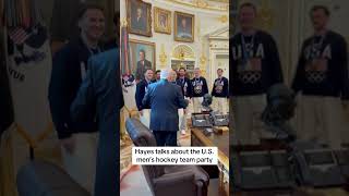 Hayes talks about the U.S. men’s hockey teams celebrations after their gold medal win 🥇#OverDrive