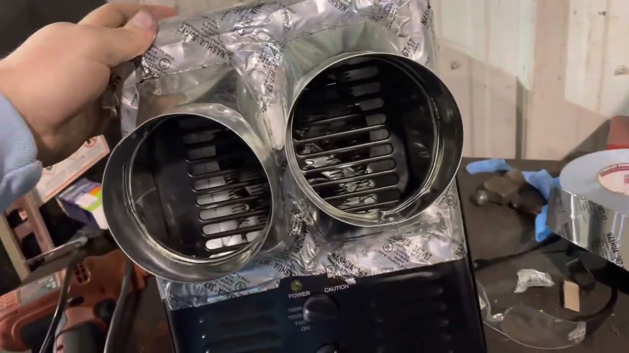 DIY airplane engine heater - YouTube