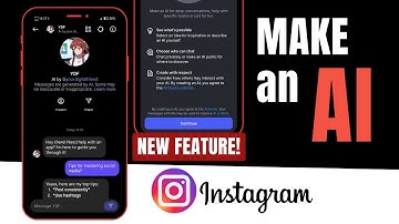How to Create Your AI Chat in Instagram | New Feature!