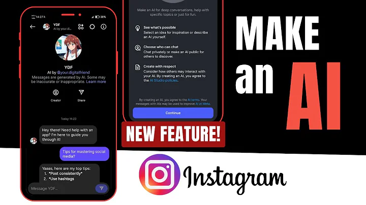 How to Create Your AI Chat in Instagram | New Feature!