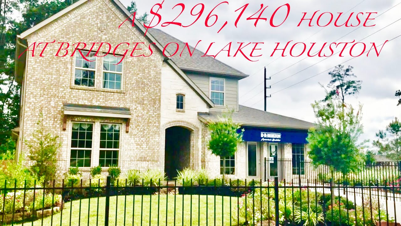 A 296,140 House At Bridges On Lake Houston, Texas Model House YouTube