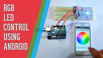 Control RGB Led Using Android   Arduino