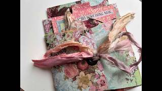 Recycled Tissue Box Part 2- Junk Journal Folio - Easy Beginner Crafts- Minimal Supplies Project