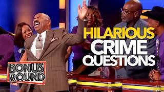Best CRIME Questions With HILARIOUS Answers On Family Feud