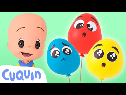 Learn colors with Cuquín and his Baby Balloons  🎈 Educational videos for children