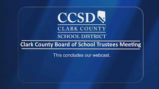 CCSD Board of School Trustees - Regular Meeting 2.12.26