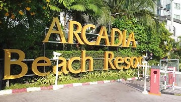Exploring Aradia Beach Resort Pattaya | Beautiful Pool & Ground Tour 4K 🇹🇭