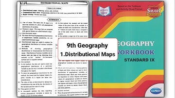 9th Geography Workbook Answers | 1. Distributional Maps |