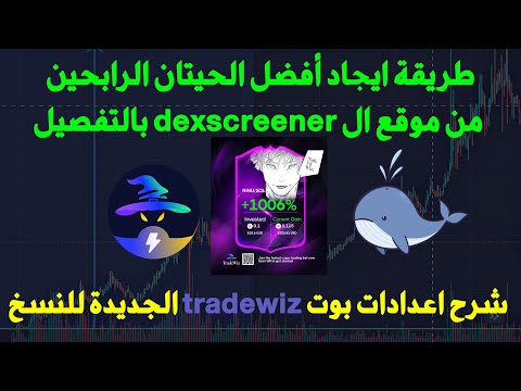 طريقة إيجاد أفضل الحيتان من موقع  إعدادات بوت  الجديدة للنسخ