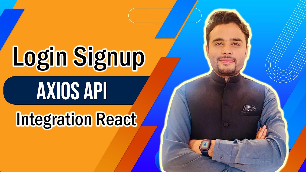 React Login, Signup Axios API integration with Routing - YouTube