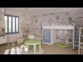 Full height childs bedroom shutters from scraft