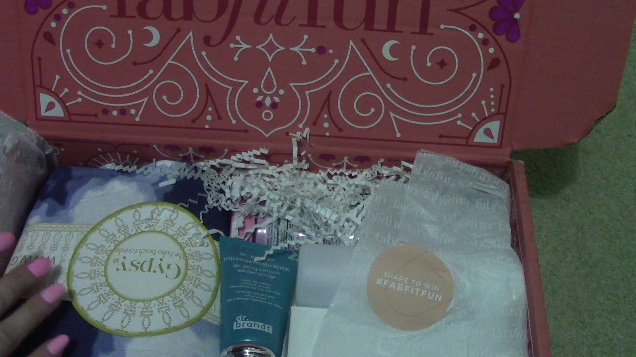 FabFitFun ASMR unboxing