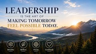 6 Minute Reset ⏱ Leadership is the Art | Reflective Ambient Piano