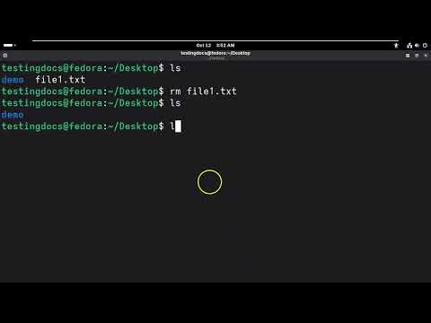 Linux rm command