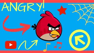 How to Draw and Color Awesome Angry Bird? Watch This! screenshot 2