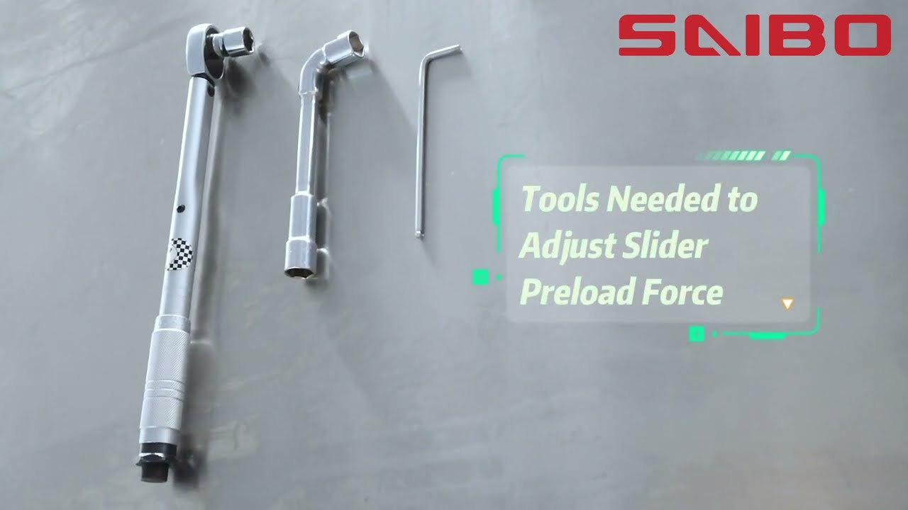 Adjustment and Measurement of Preload Force for Slider in Circular Guide Rail System