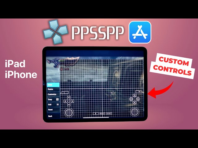 Customizing touch controls in PPSSPP