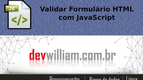 Validar Formulário HTML com JavaScript